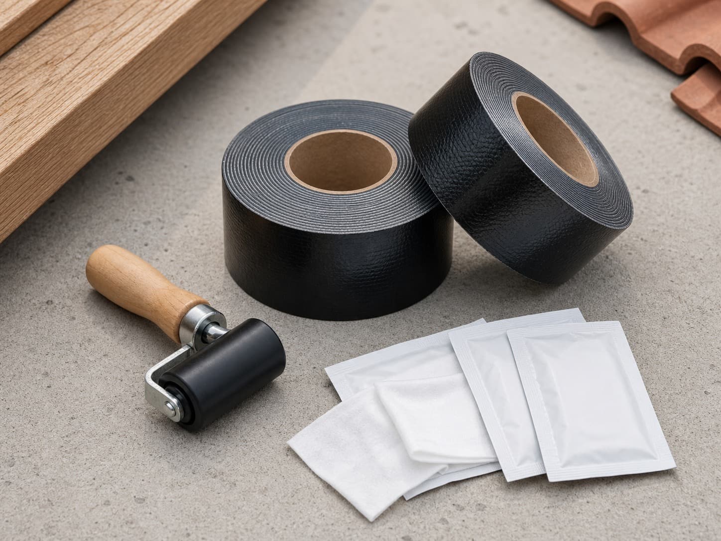 Butyl Flashing Tape Kit with all included maintenance items
