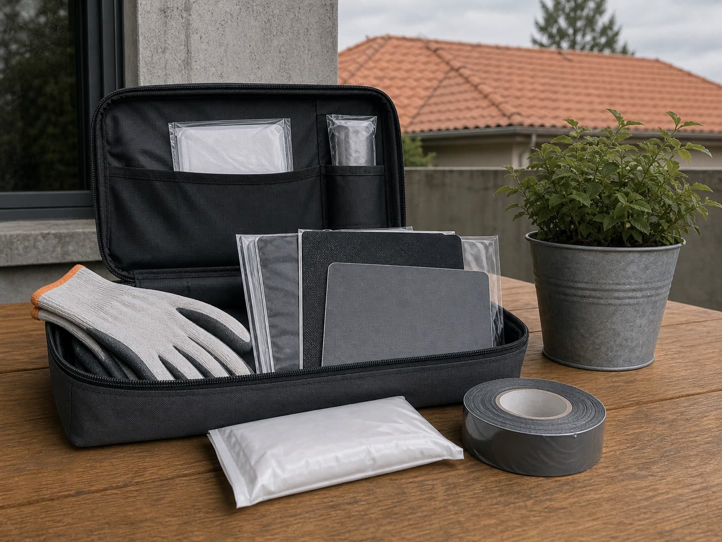 Leak Patch Emergency Kit with all included maintenance items